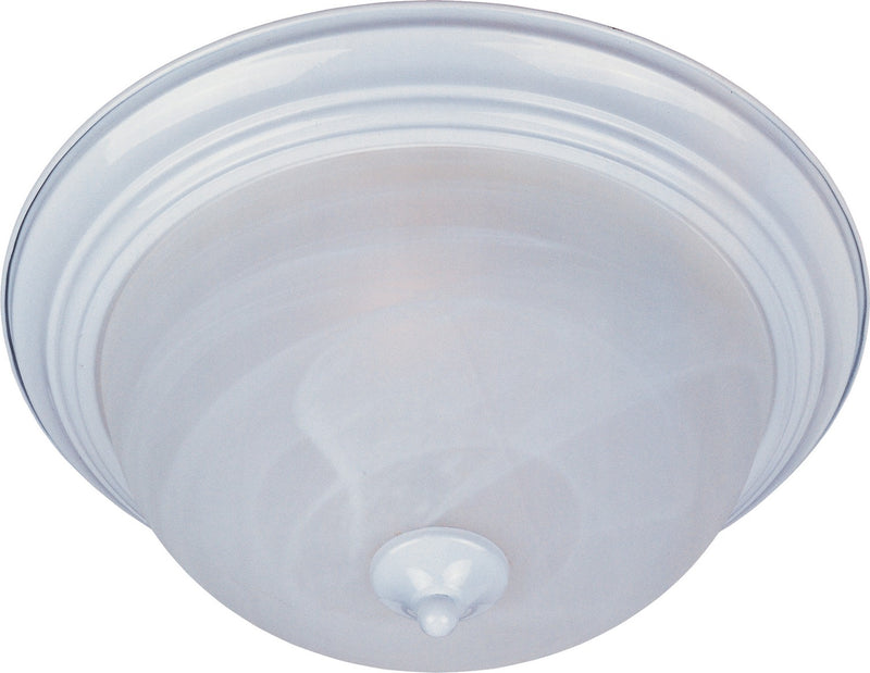 Maxim 5840MRWT One Light Flush Mount, White