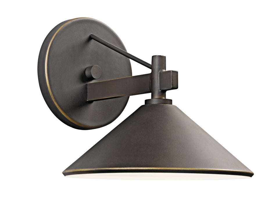 Kichler 49059OZ One Light Outdoor Wall Mount, Olde Bronze