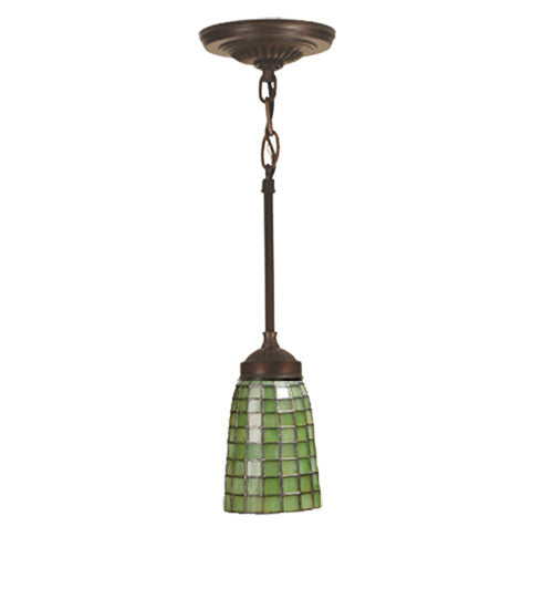 Meyda Tiffany 102091 One Light Mini Pendant, Antique