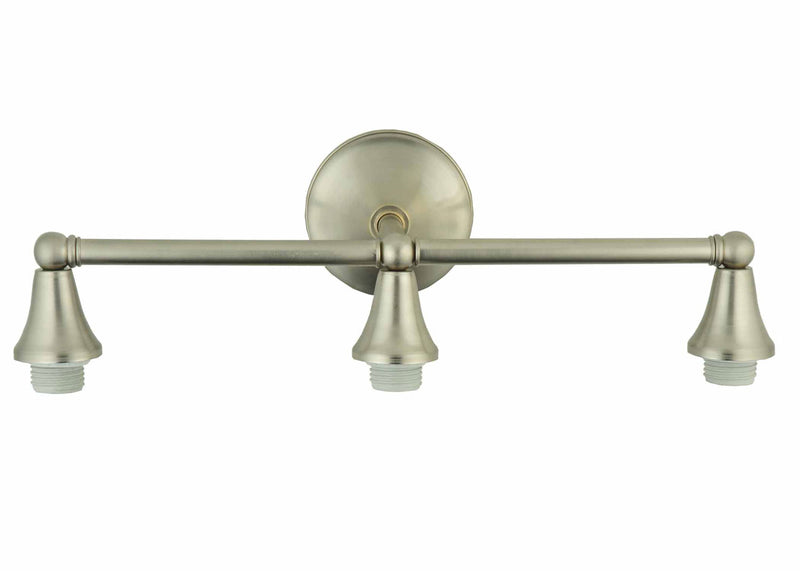 Meyda Tiffany 105668 Three Light Wall Sconce Hardware, Brushed Nickel