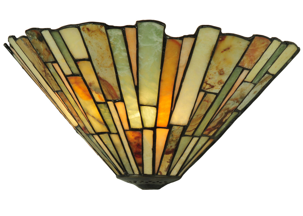 Meyda Tiffany 106732 Wall Sconce, Moss Green