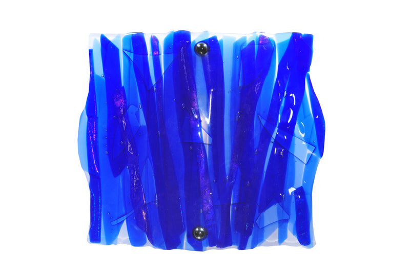 Meyda Tiffany 107085 One Light Wall Sconce, Blues/Clear