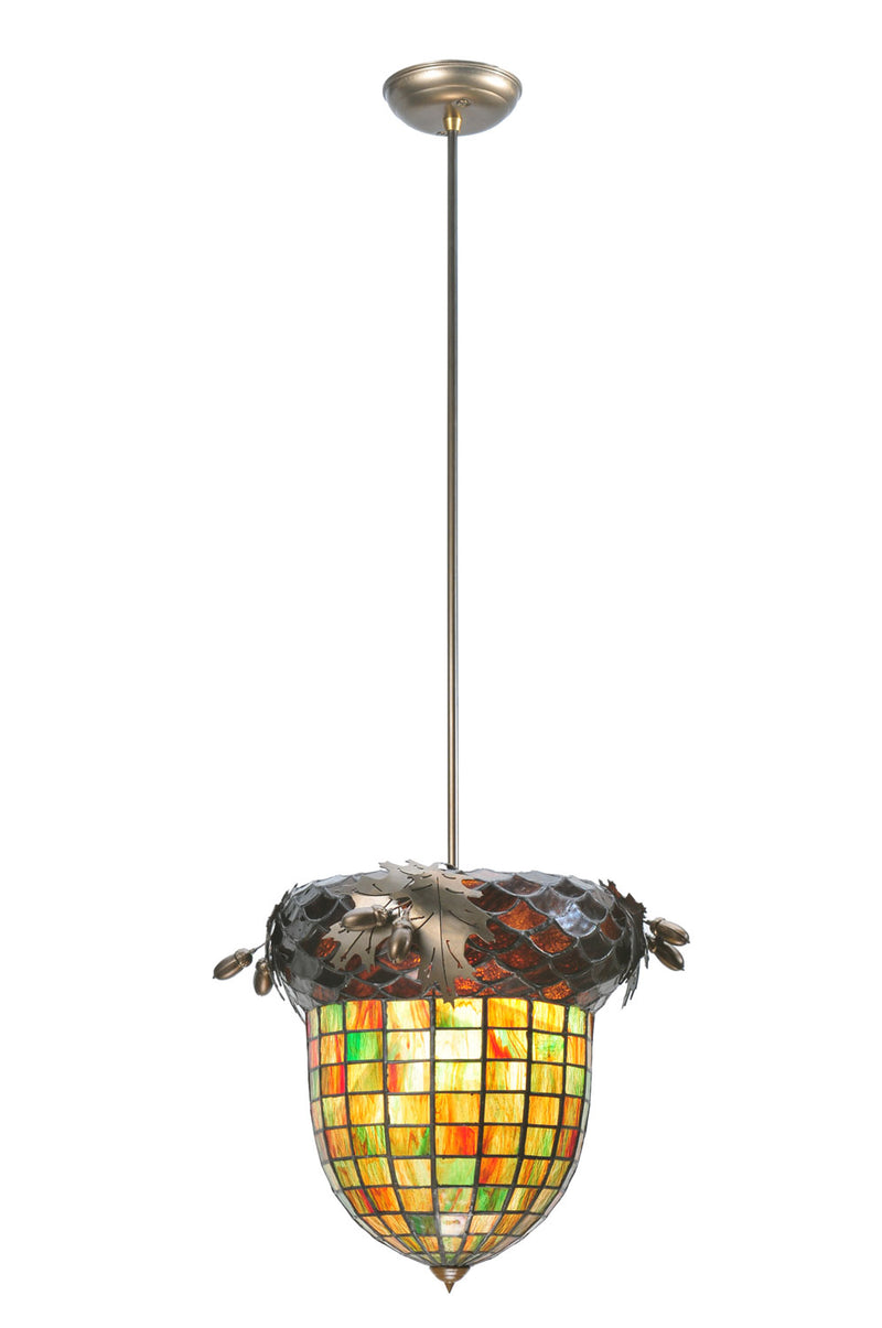 Meyda Tiffany 107367 One Light Pendant, Antique Copper