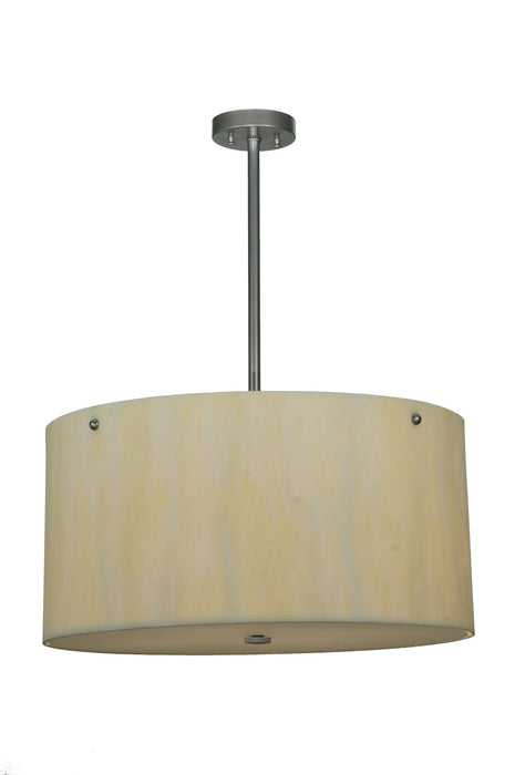 Meyda Tiffany 107560 Six Light Pendant, Nickel