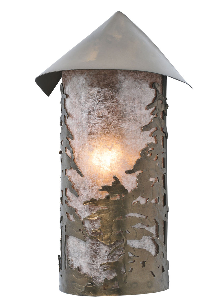 Meyda Tiffany 107657 One Light Wall Sconce, Antique Copper