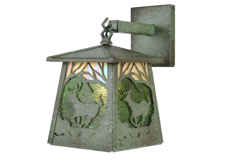 Meyda Tiffany 107760 One Light Wall Sconce, Tarnished Copper Powder Coat