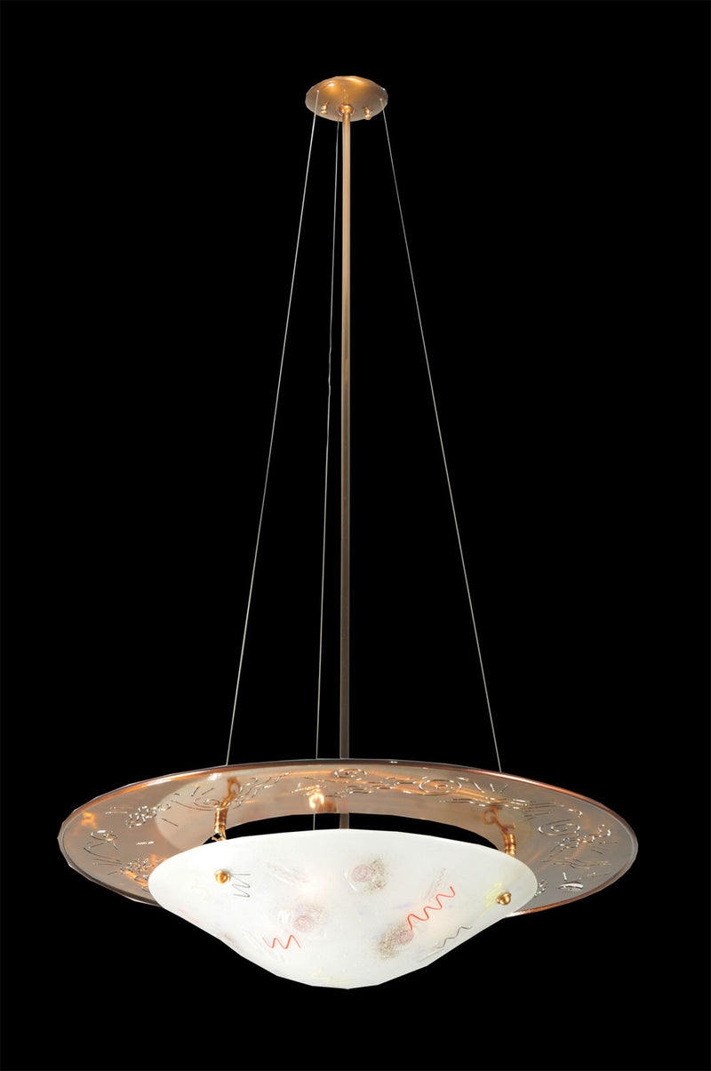 Meyda Tiffany 107810 31"Pendant, Transparent Copper
