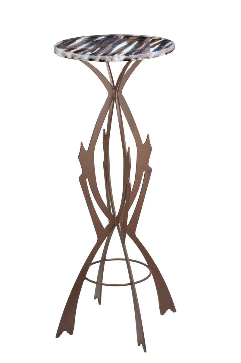 Meyda Tiffany 108010 Table, Antique Nickel