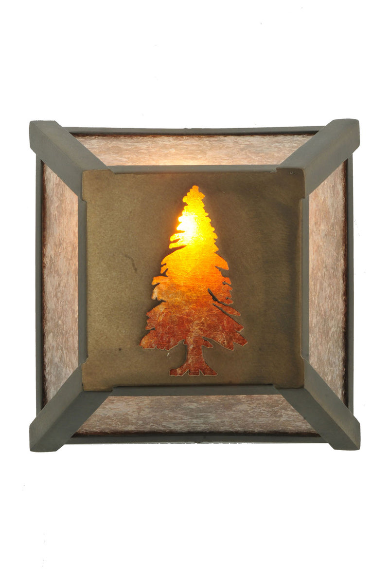 Meyda Tiffany 108096 One Light Wall Sconce, Antique Copper