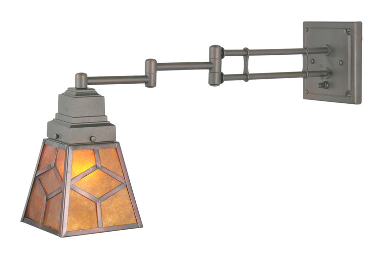 Meyda Tiffany 108400 One Light Wall Sconce, Mahogany Bronze