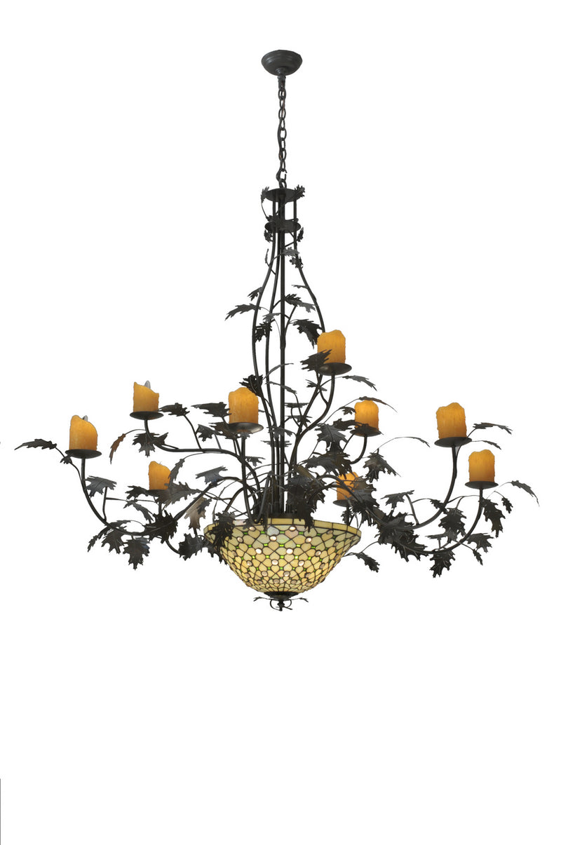 Meyda Tiffany 108705 12 Light Chandelier, Timeless Bronze