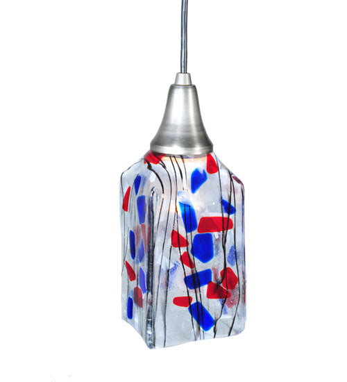 Meyda Tiffany 108763 One Light Mini Pendant, Antique Nickel