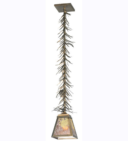 Meyda Tiffany 108843 One Light Mini Pendant, Antique Copper