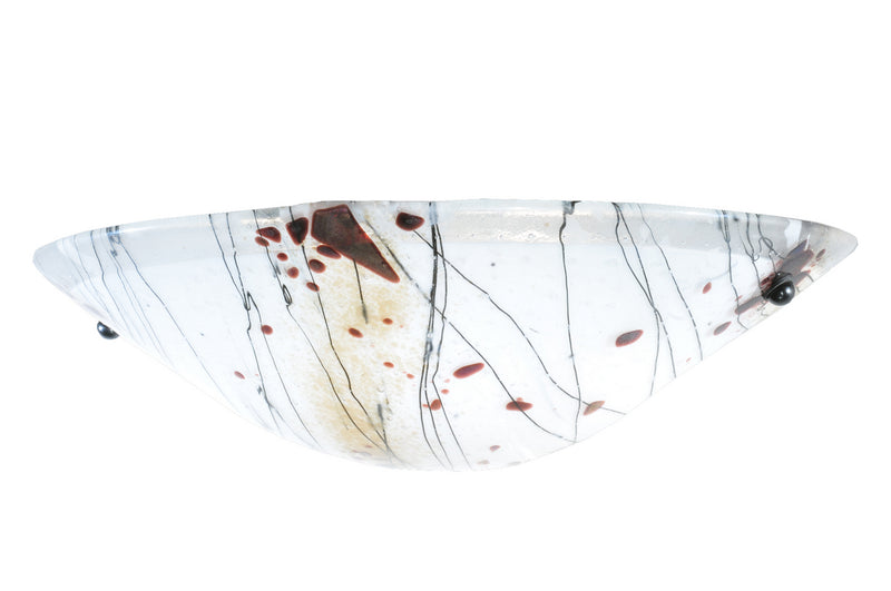 Meyda Tiffany 109134 Two Light Wall Sconce, Transparent Copper
