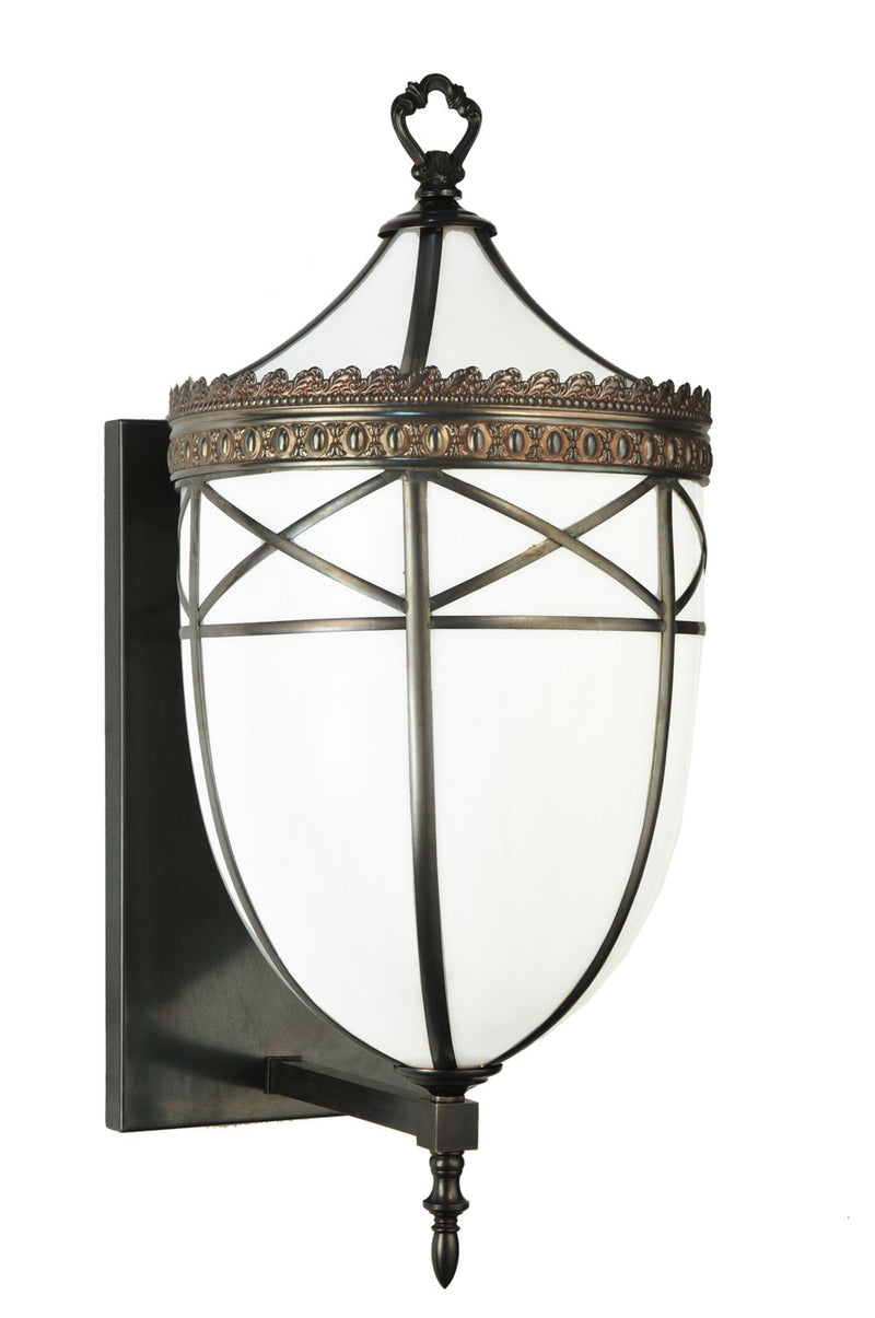 Meyda Tiffany 109140 One Light Wall Sconce, Craftsman Brown