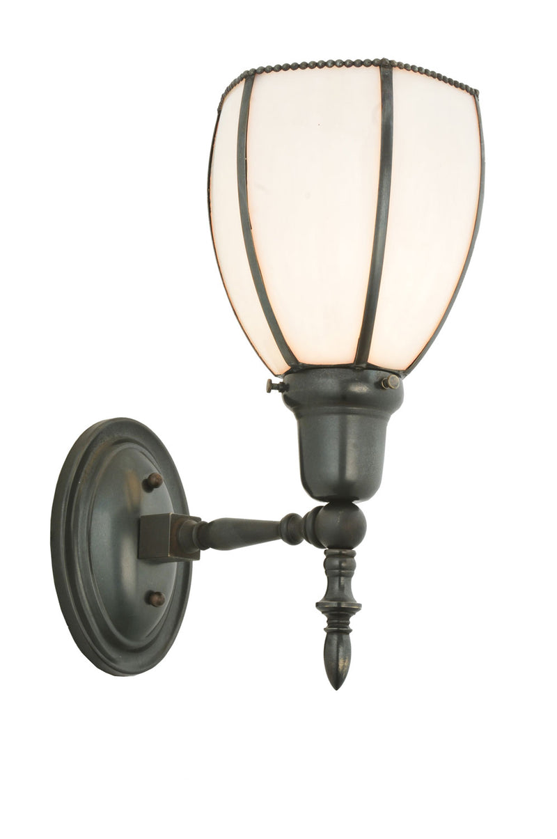 Meyda Tiffany 109381 One Light Wall Sconce, Craftsman Brown