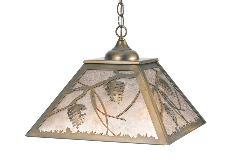 Meyda Tiffany 109562 Two Light Pendant, Antique Copper