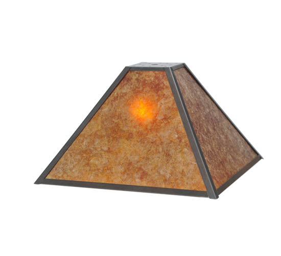 Meyda Tiffany 109975 Shade, Craftsman Brown