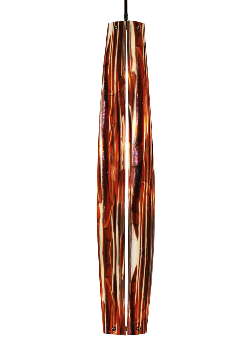 Meyda Tiffany 110024 One Light Mini Pendant, Mahogany Bronze