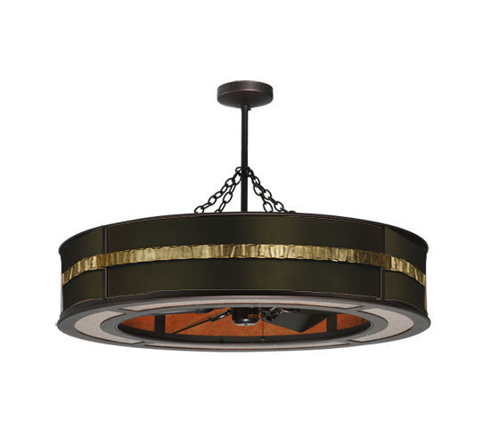 Meyda Tiffany 110044 Eight Light Chandelier, Black Metal