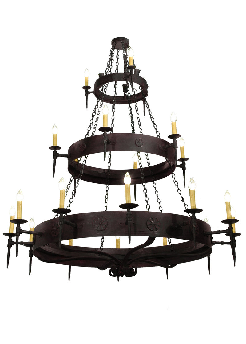 Meyda Tiffany 110046 21 Light Chandelier, Dark Roast