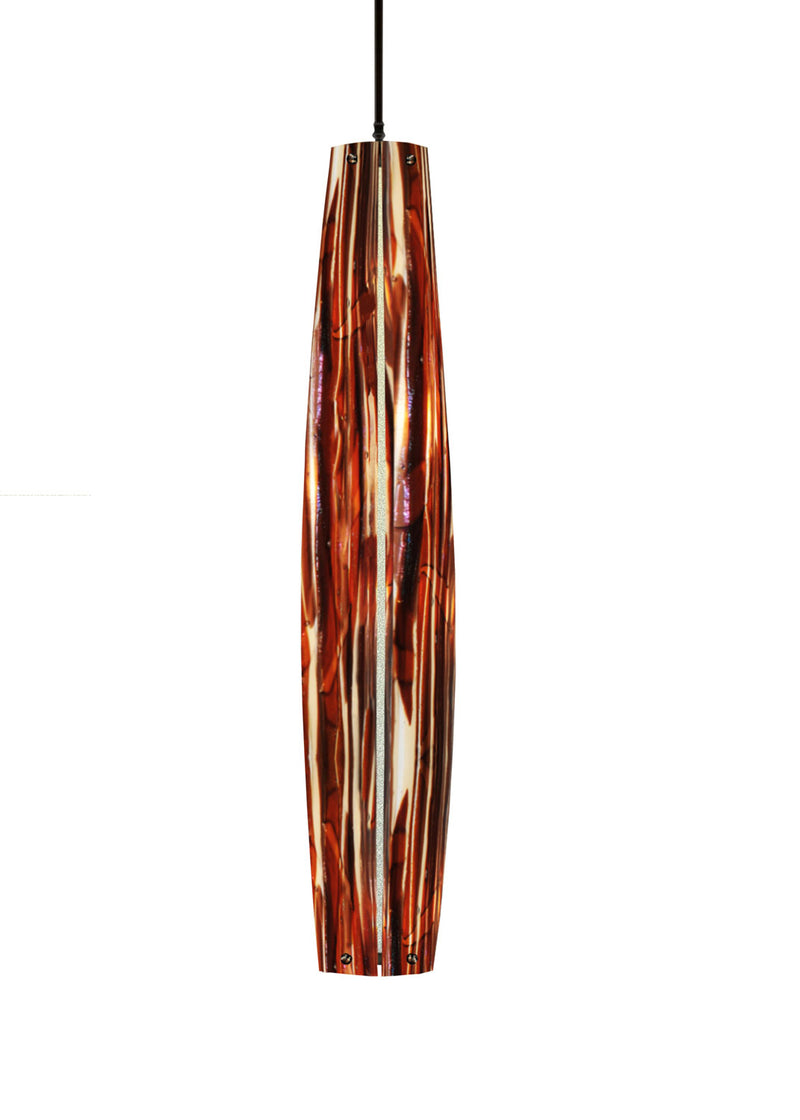 Meyda Tiffany 110063 One Light Mini Pendant, Mahogany Bronze