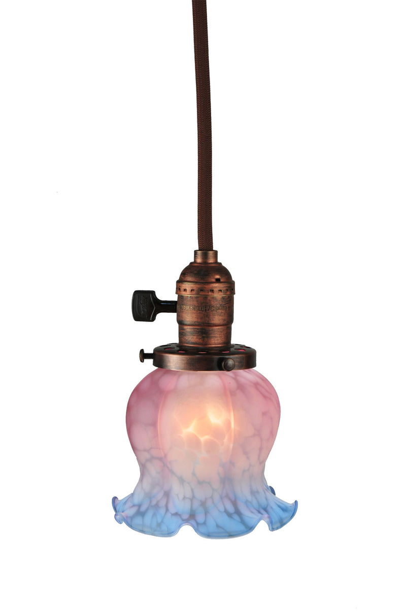 Meyda Tiffany 110415 One Light Mini Pendant, Burnished Copper
