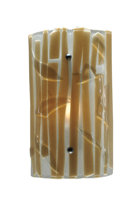 Meyda Tiffany 110482 One Light Wall Sconce, Rust