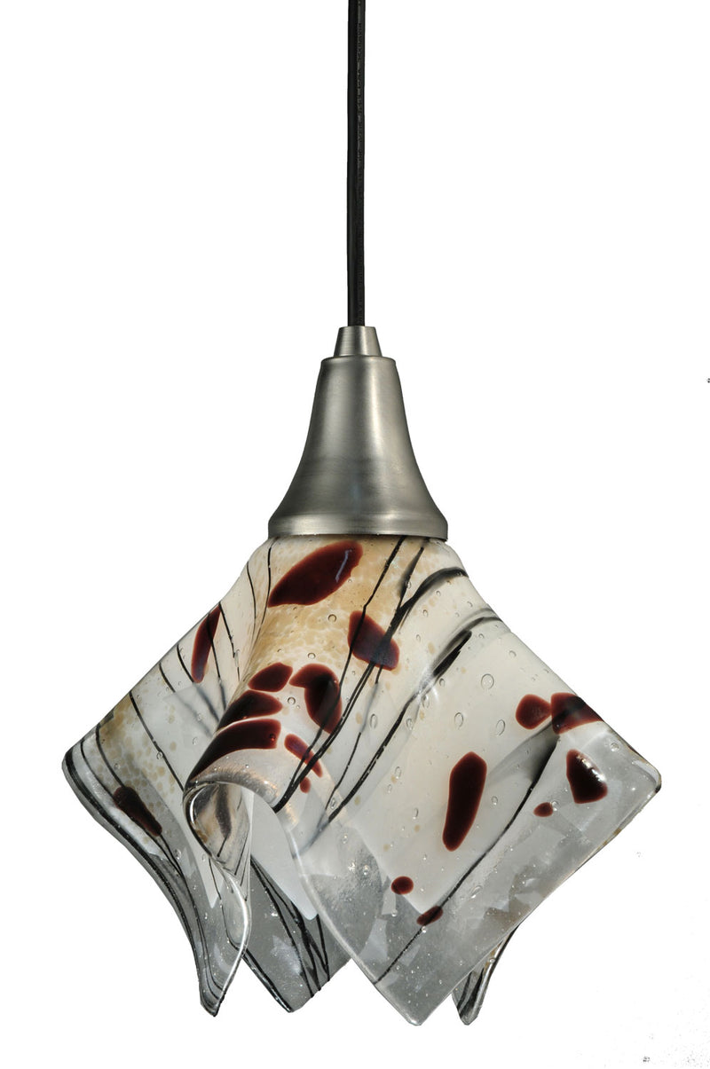 Meyda Tiffany 110507 One Light Mini Pendant, Nickel