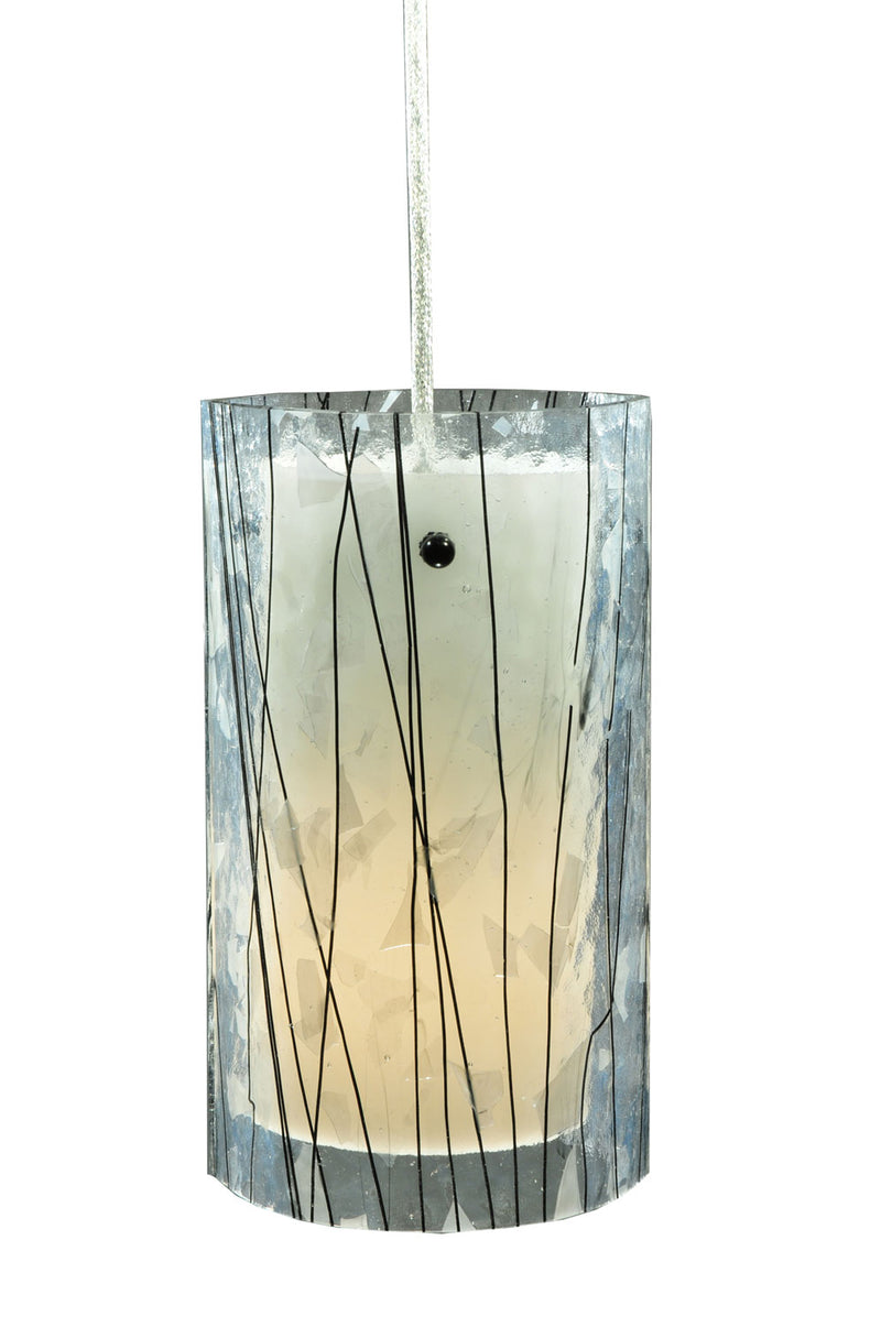 Meyda Tiffany 110578 One Light Mini Pendant, Nickel