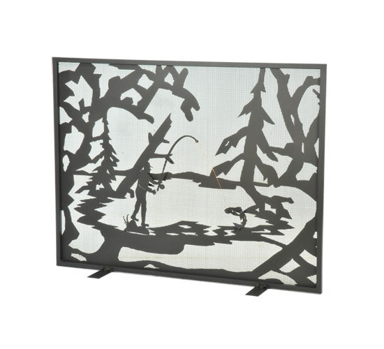 Meyda Tiffany 111046 Fireplace Screen, Wrought Iron