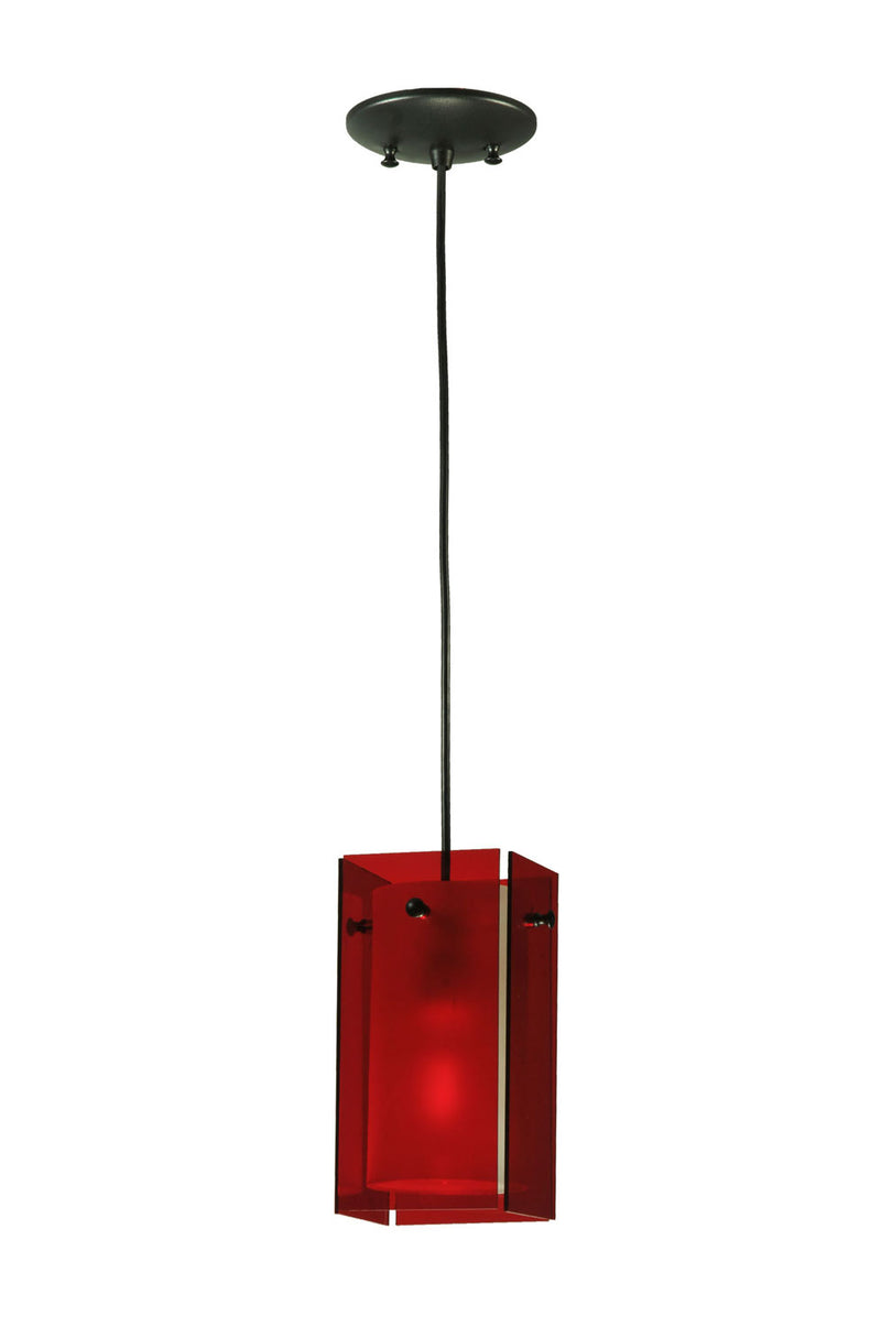 Meyda Tiffany 111274 One Light Mini Pendant, Antique Copper
