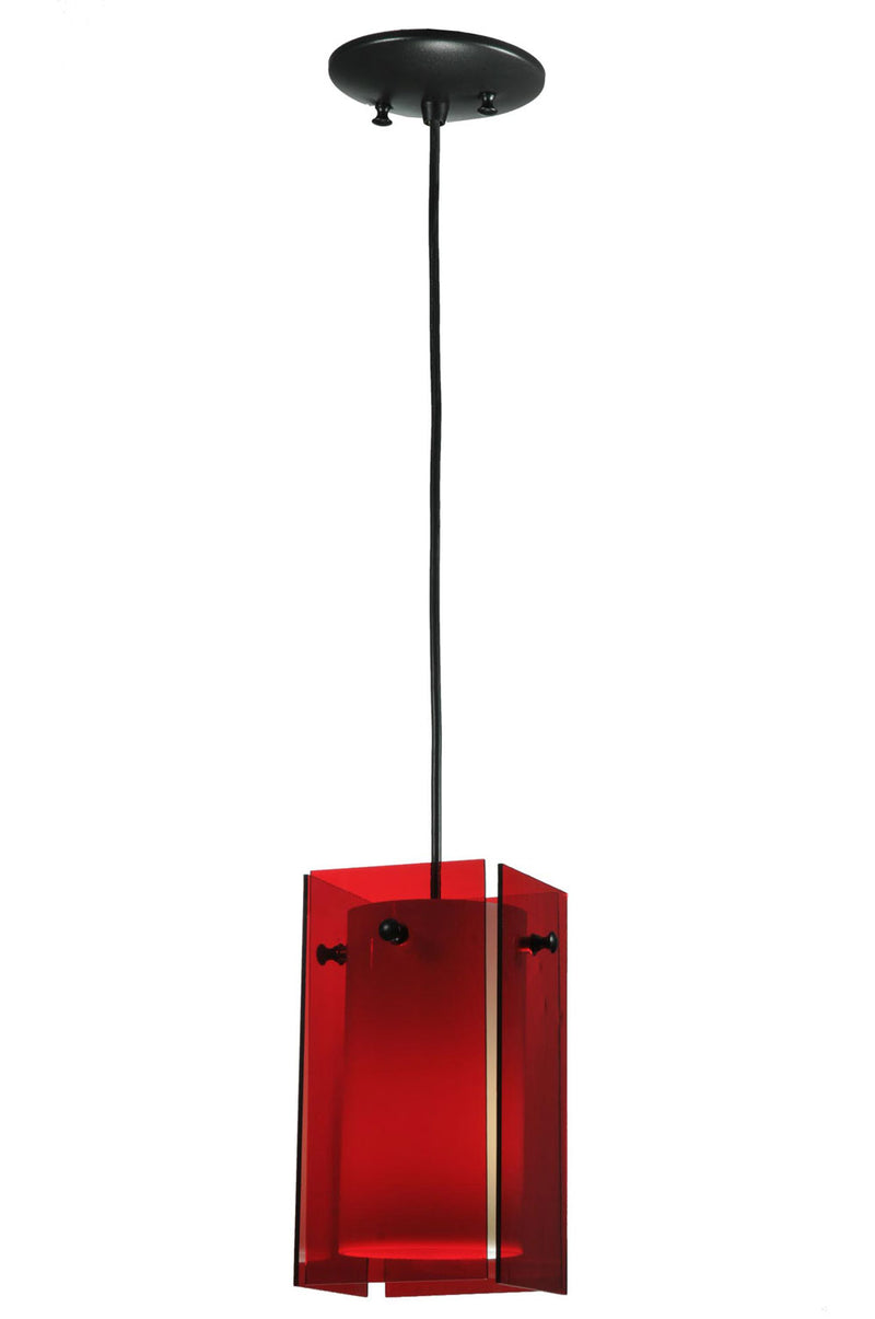 Meyda Tiffany 111338 One Light Mini Pendant, Copper