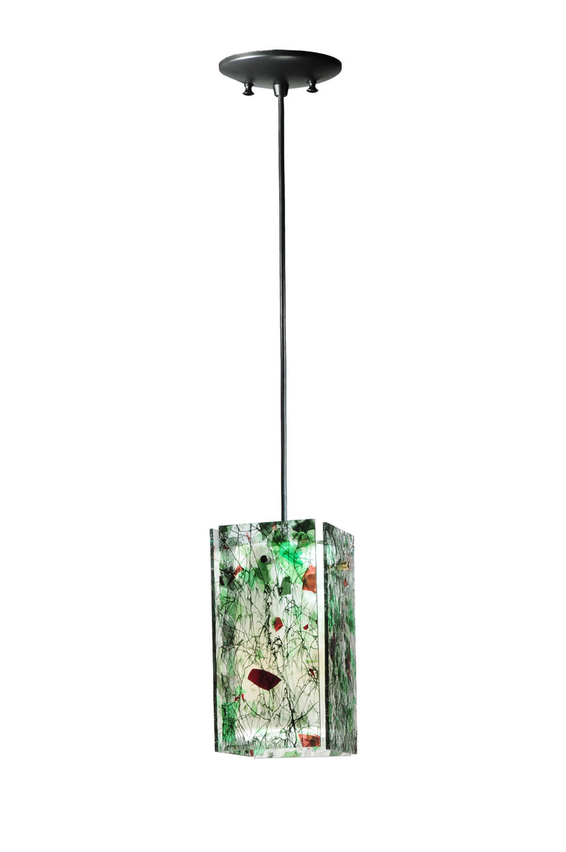 Meyda Tiffany 111351 One Light Mini Pendant, Antique