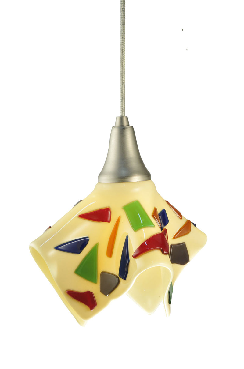Meyda Tiffany 111365 One Light Mini Pendant, Rust