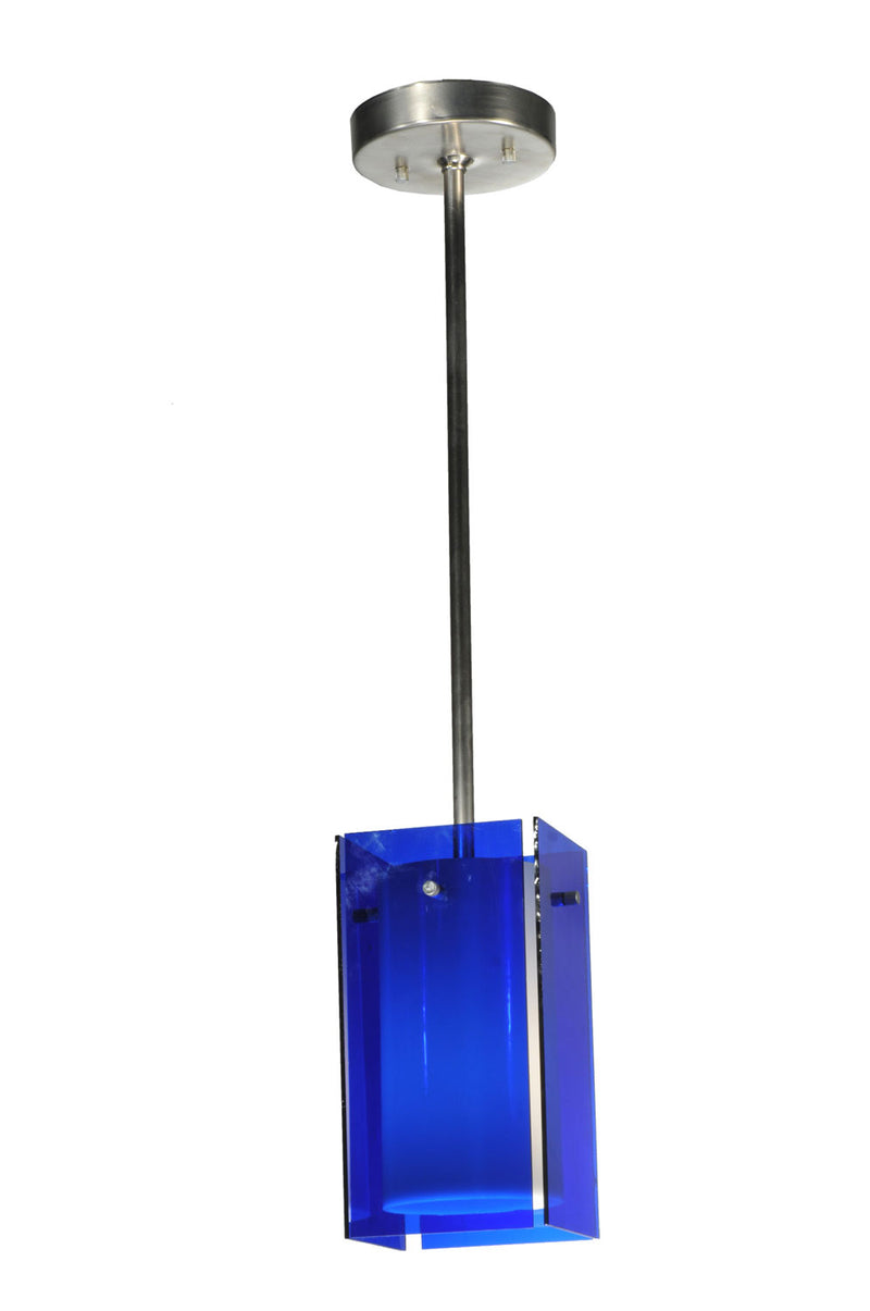 Meyda Tiffany 111383 One Light Mini Pendant, Blue