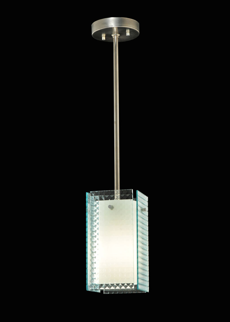 Meyda Tiffany 111395 One Light Mini Pendant, Window Pane