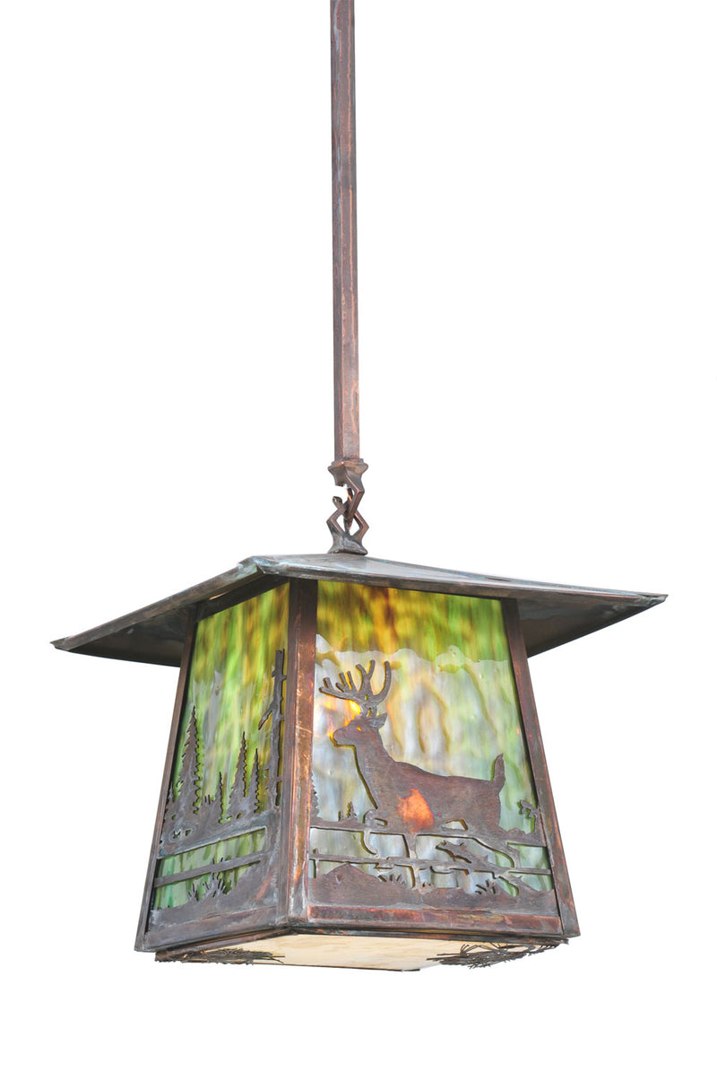 Meyda Tiffany 111475 One Light Pendant, Vintage Copper