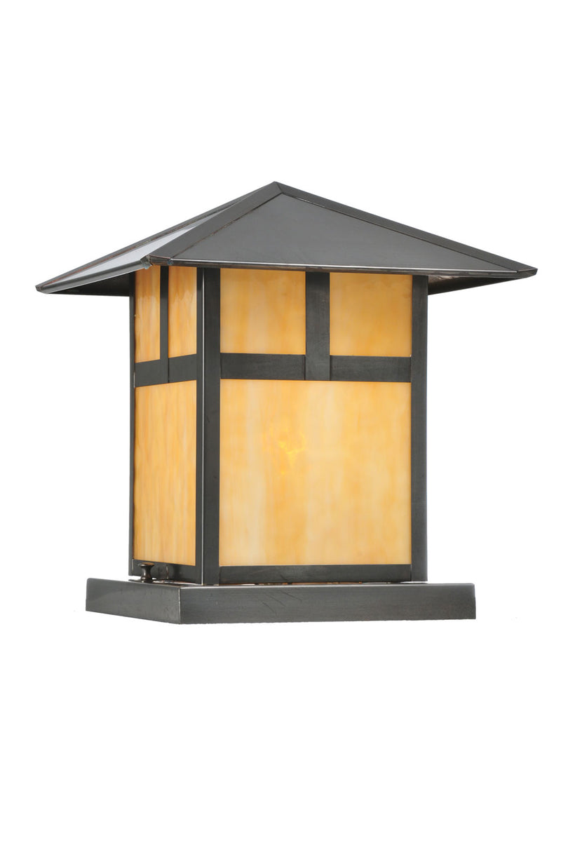 Meyda Tiffany 111702 One Light Pier Mount, Craftsman Brown