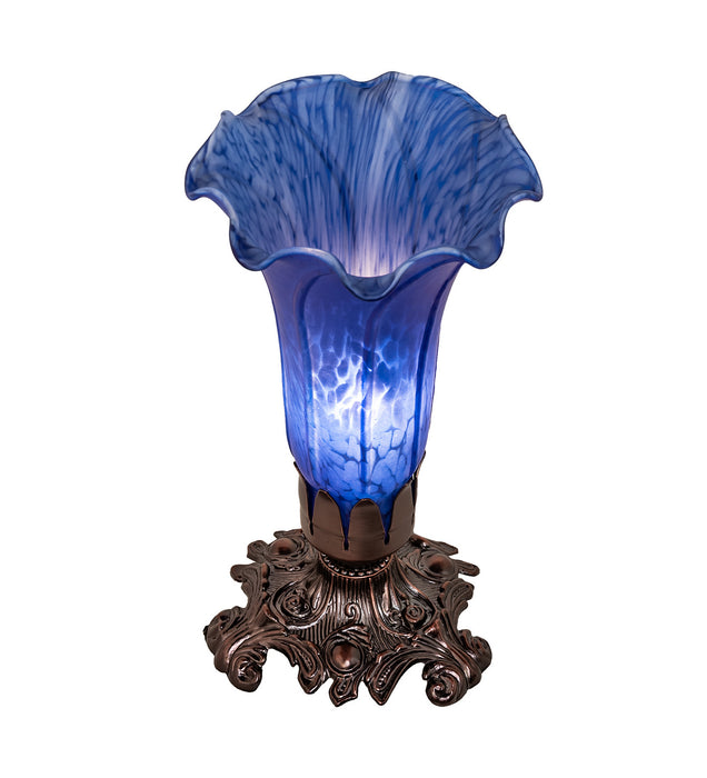 Meyda Tiffany 11262 One Light Accent Lamp, Mahogany Bronze