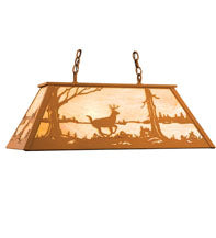 Meyda Tiffany 15276 Six Light Oblong Pendant, Earth