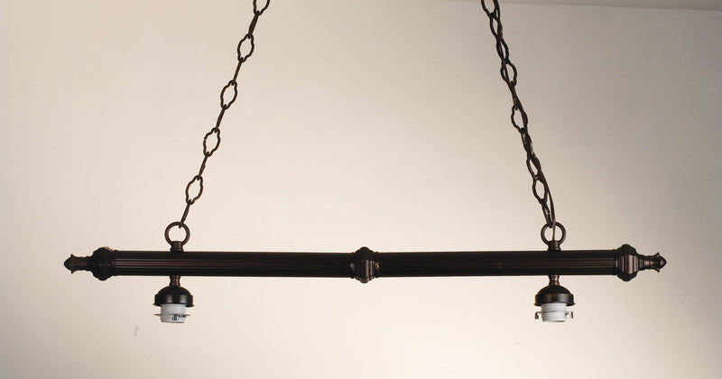 Meyda Tiffany 18677 Two Light Island Pendant, Mahogany Bronze