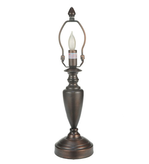Meyda Tiffany 23029 One Light Table Base, Mahogany Bronze