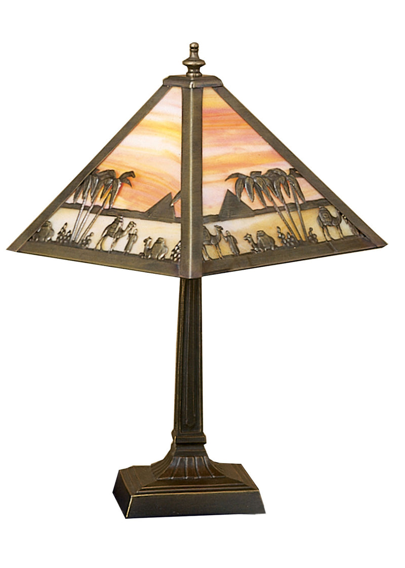 Meyda Tiffany 26843 One Light Table Lamp, Antique