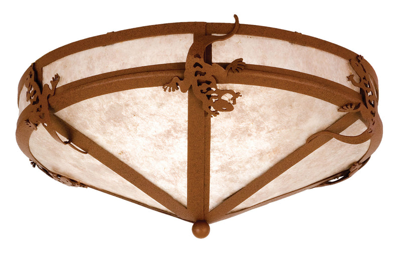 Meyda Tiffany 26875 Two Light Flushmount, Rust
