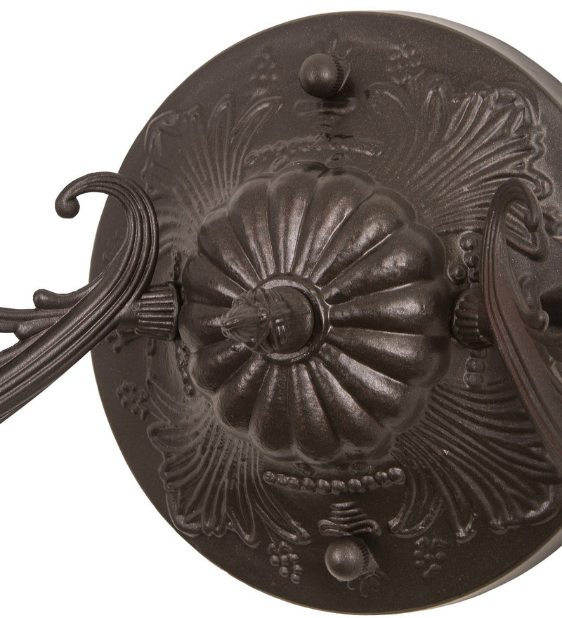 Meyda Tiffany 27061 Two Light Wall Sconce Hardware, Mahogany Bronze