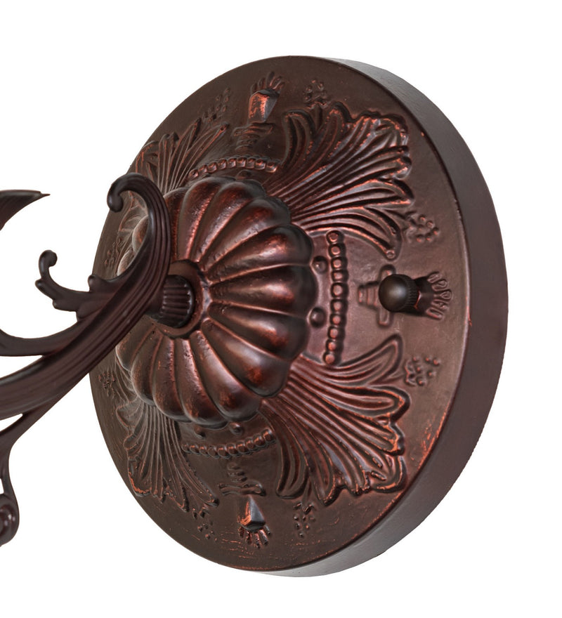 Meyda Tiffany 27067 One Light Wall Sconce, Mahogany Bronze