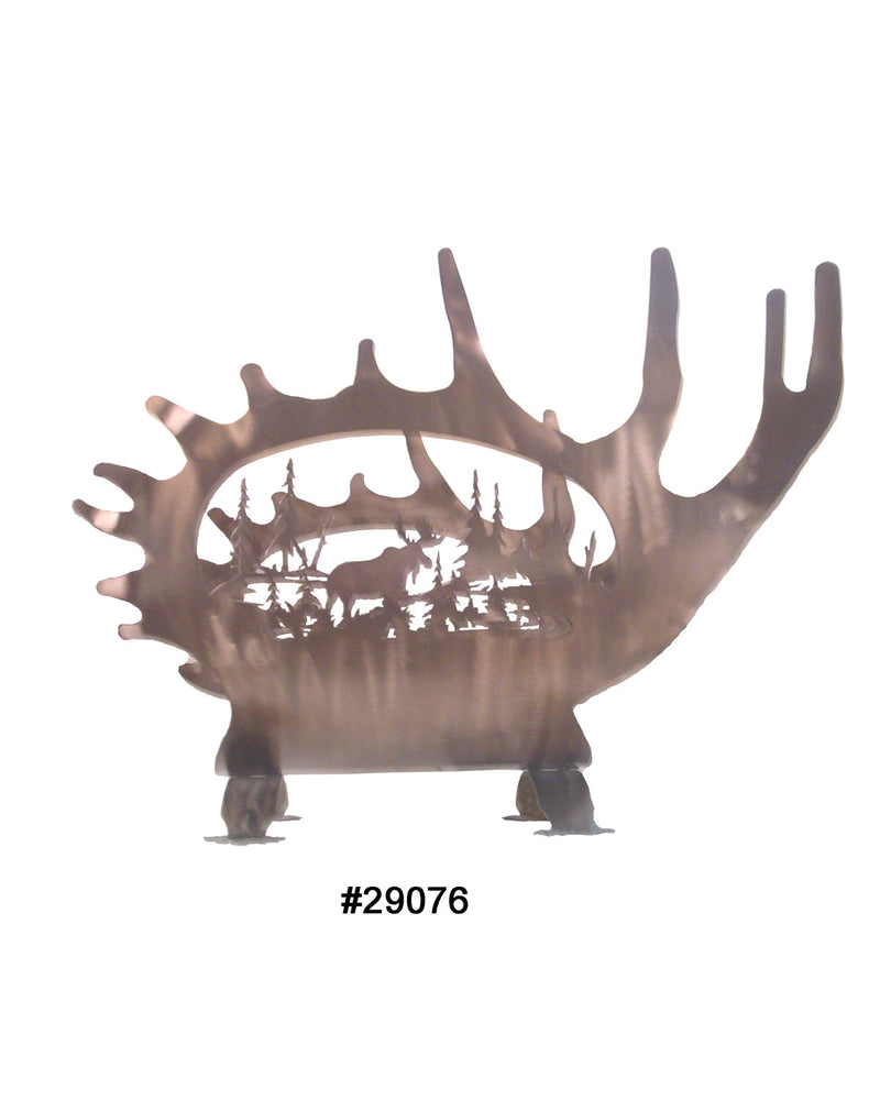 Meyda Tiffany 29076 Log Holder, Antique Copper