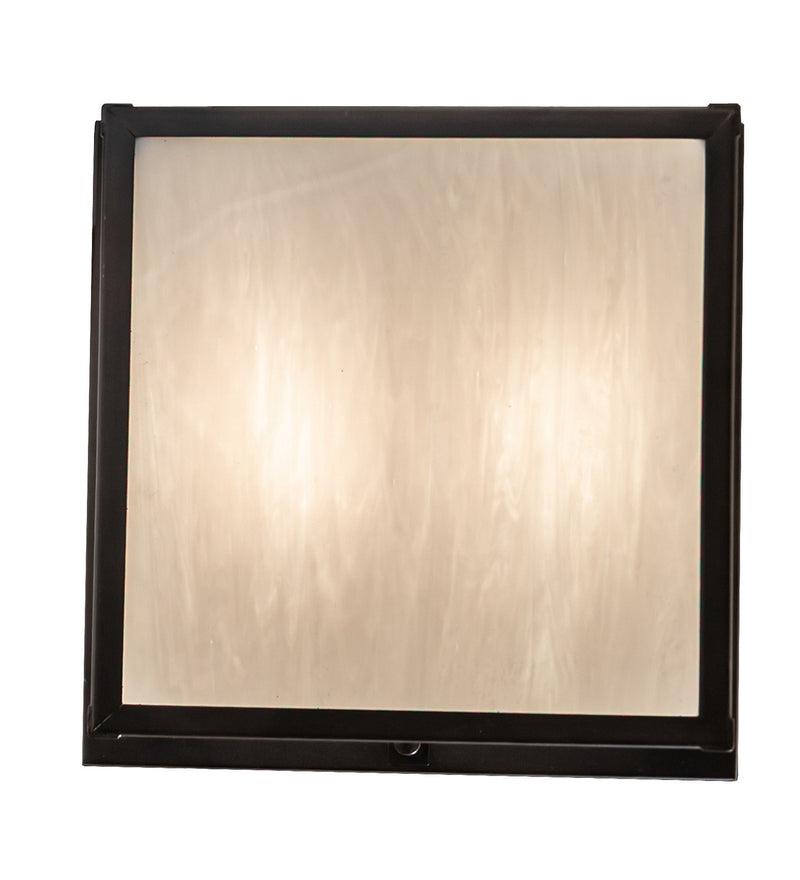 Meyda Tiffany 38558 Two Light Flushmount, Craftsman Brown