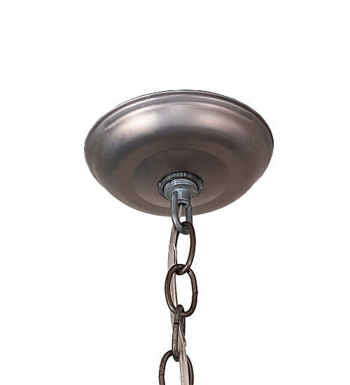 Meyda Tiffany 68316 Four Light Pendant, Industrial Steel